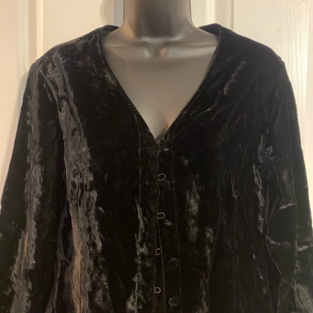 “JOHNNY WAS” Vintage 90’s Velvet Jacket - Picture 3 of 14